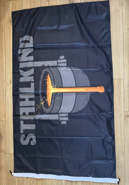 Hissflagge "STAHLKIND"