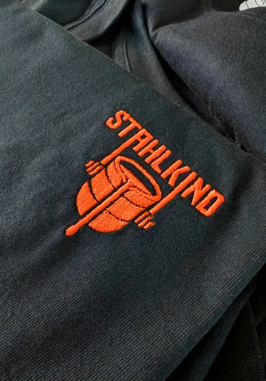 T-Shirt "Stick orange"
